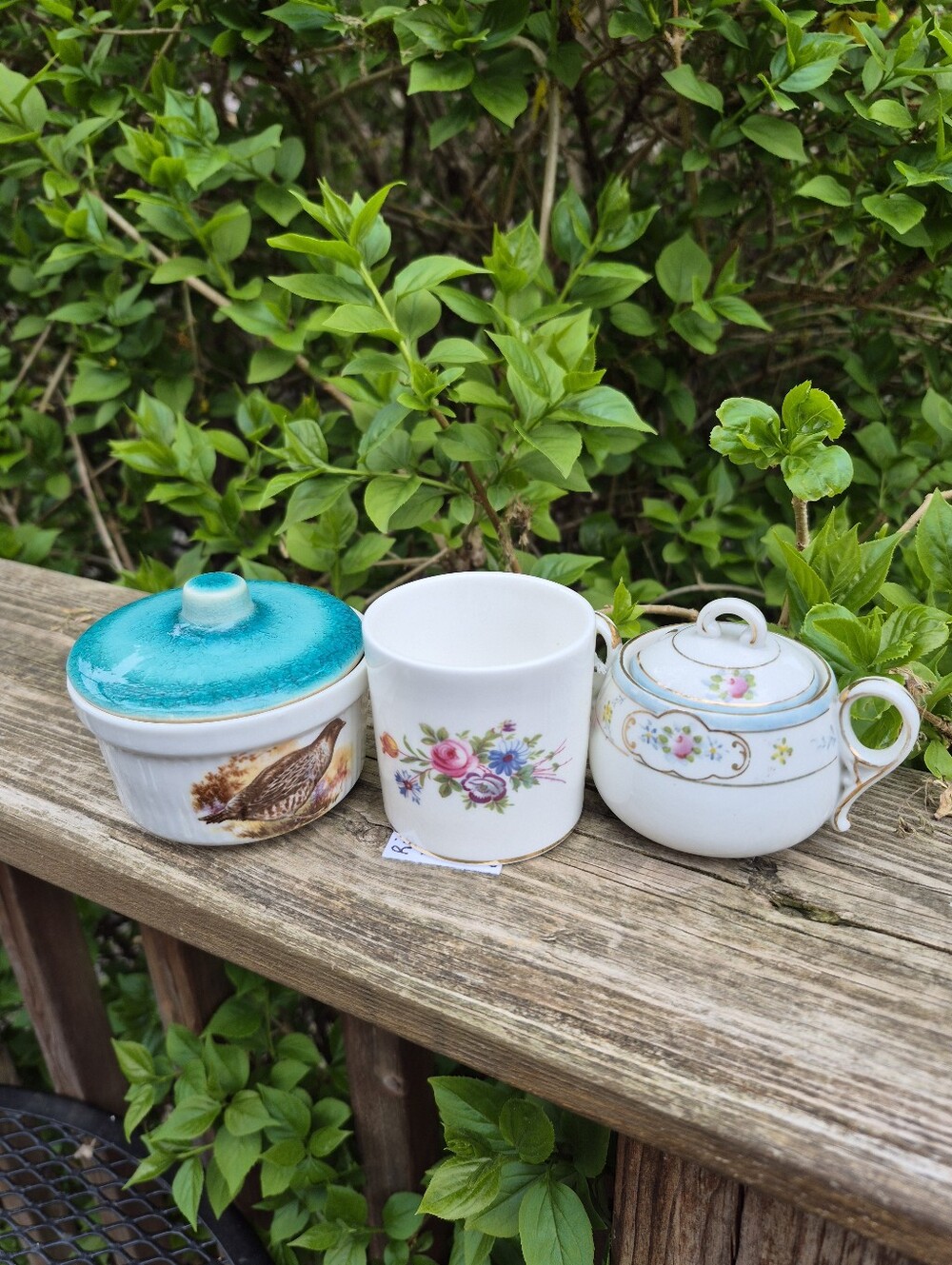 Three Vintage Tiny Dishes